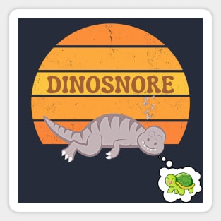 Dinosnore - Cute Dinosaur Dreaming Magnet